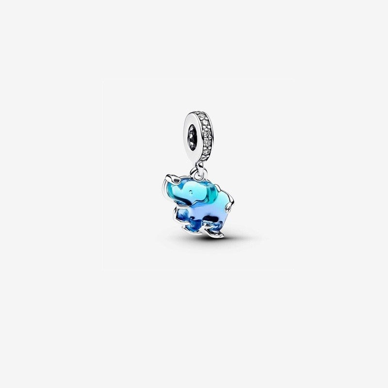 ELEPHANT MURANO GLASS CHARM