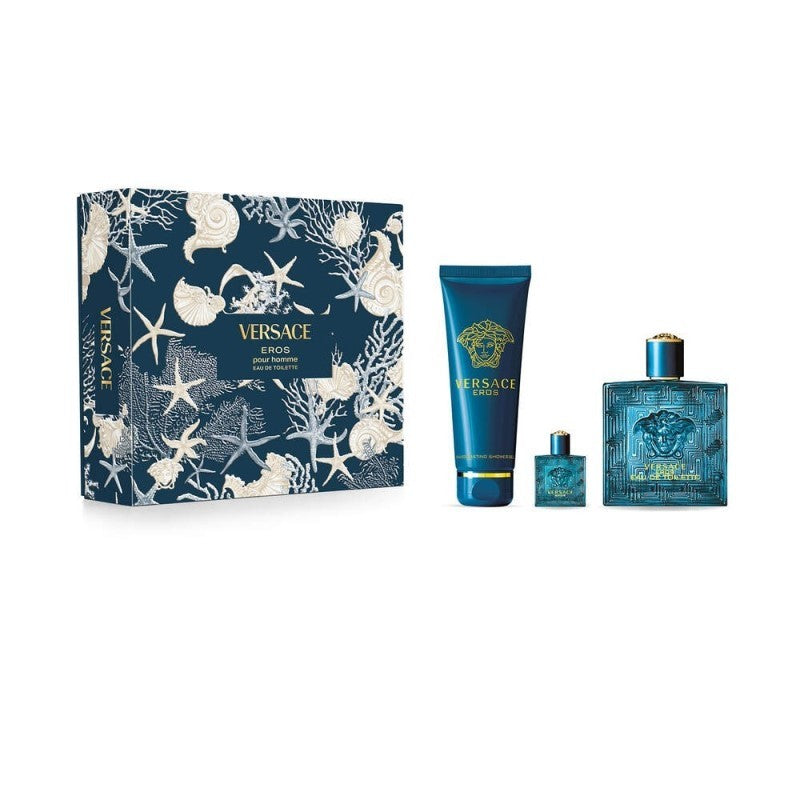 EROS (M)(H/B) 3PC SET (3.4OZ EDT)