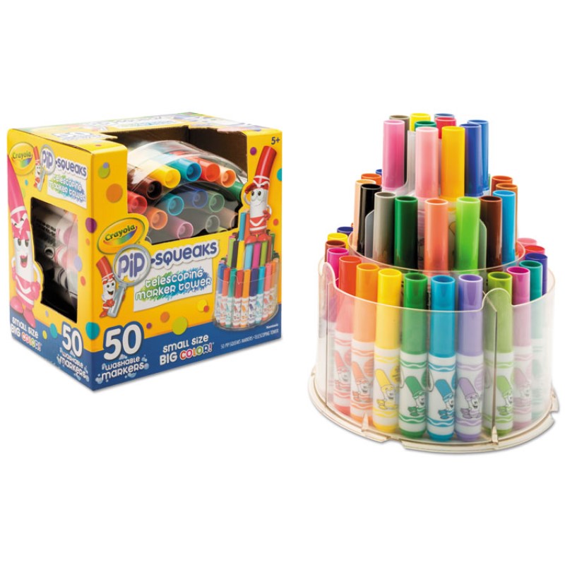 PIP SQUEAKS TELESCOPING MARKER TOWER - (50 COUNT)