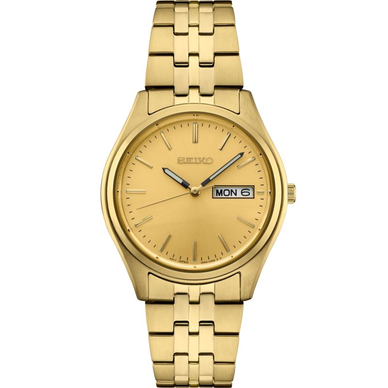 MENS ESSENTIAL GOLD TONE WATCH