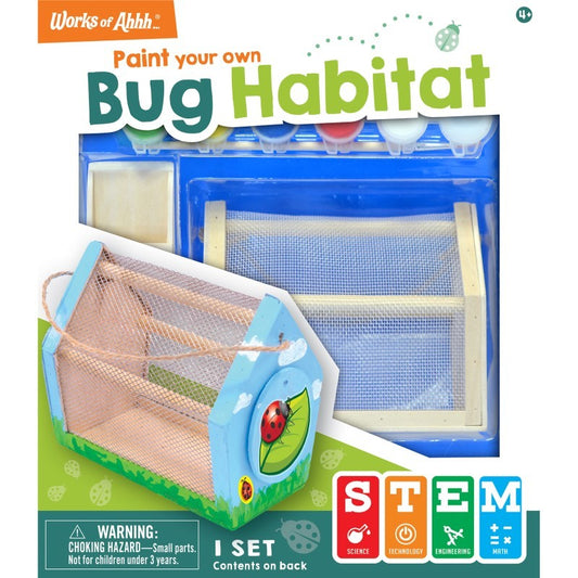 BUG HABITAT - CLASSIC WOOD PAINT KIT