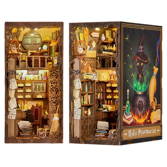 DIY MINIATURE KIT BOOK NOOK - (MAGIC PHARMACIST)