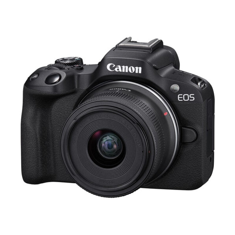 EOS R50 MIRRORLESS CAMERA WITH 18-45MM LENS