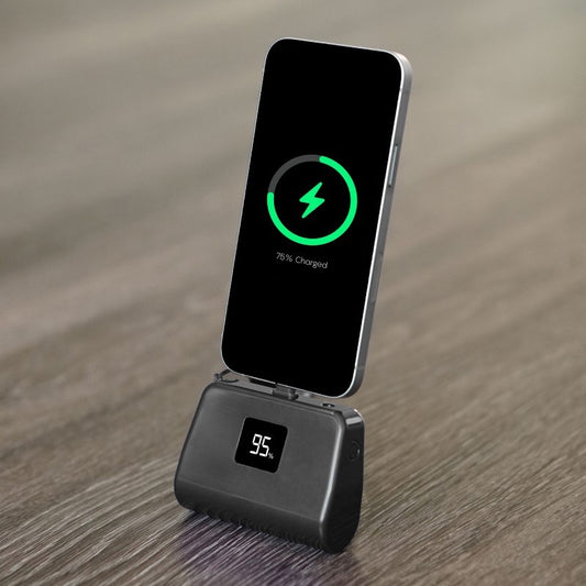 TOTALBOOST MINI 5,000MAH POWER BANK W/ INTERCHANGEABLE ADAPTERS