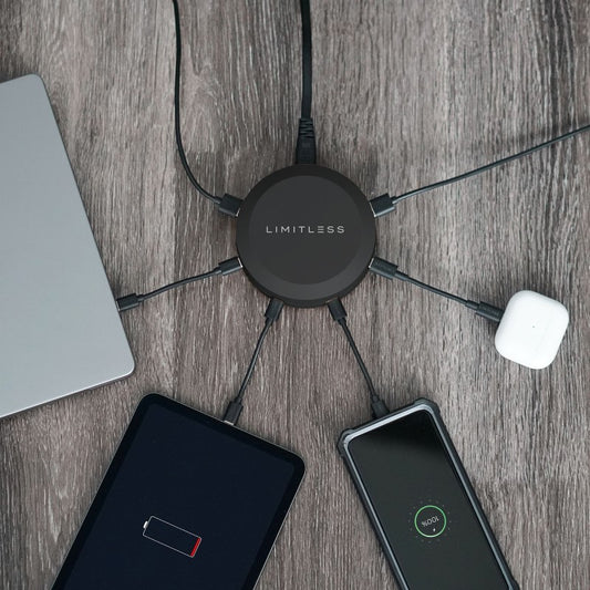 CHARGEHUB MULTI-STATION 6-PORT 65W DESKTOP CHARGING STATION