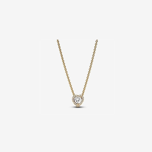 SPARKLING HEART COLLIER NECKLACE