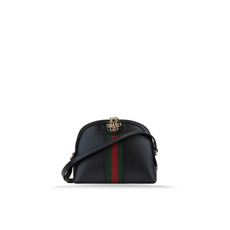 OPHIDIA BAG LEATHER AND SHERRY MODEL