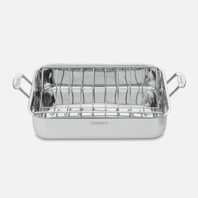 16" RECTANGULAR ROASTER W/RACK