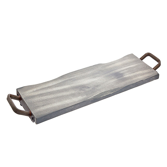 26 - INCH WOOD METAL TRAY