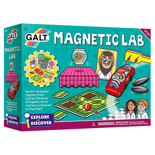 MAGNETIC LAB SCIENCE KIT FOR KIDS - (AGES 6 PLUS)