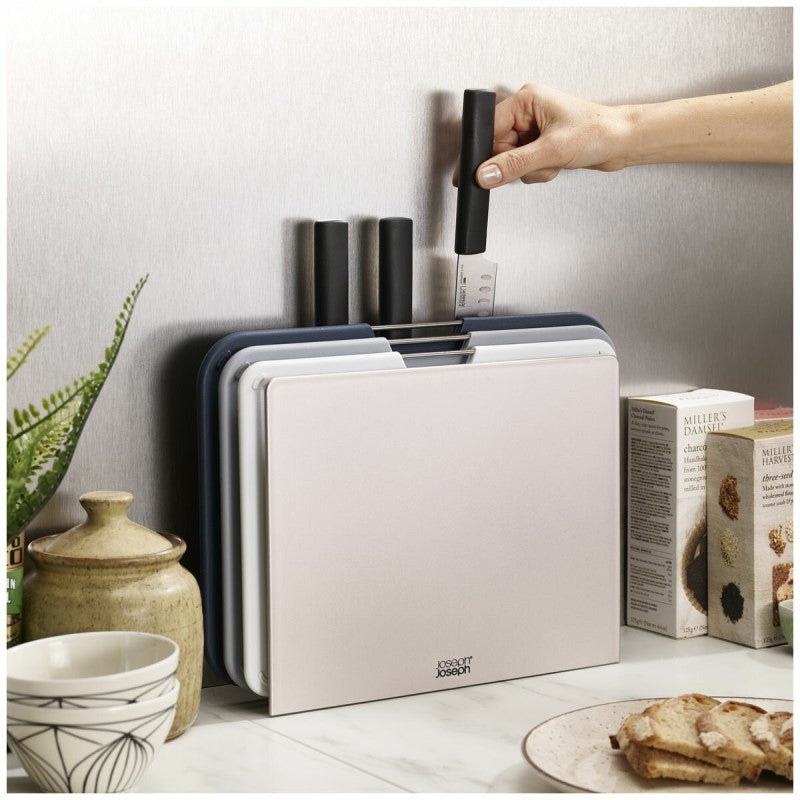 NEST PLUS 6 PIECE KNIFE AND CUTTING BOARD SET